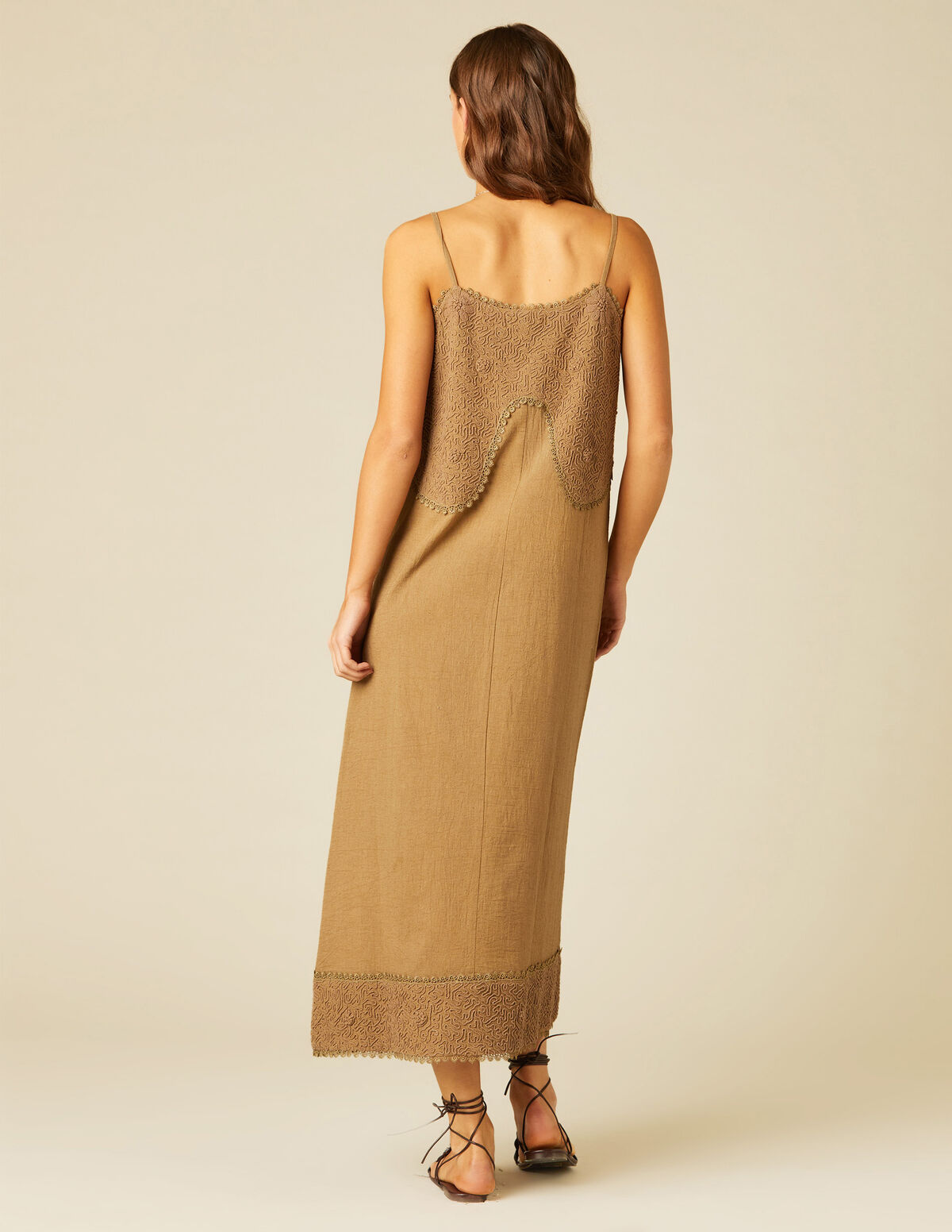 VESTIDO PIEZA VINTAGE BLANCO