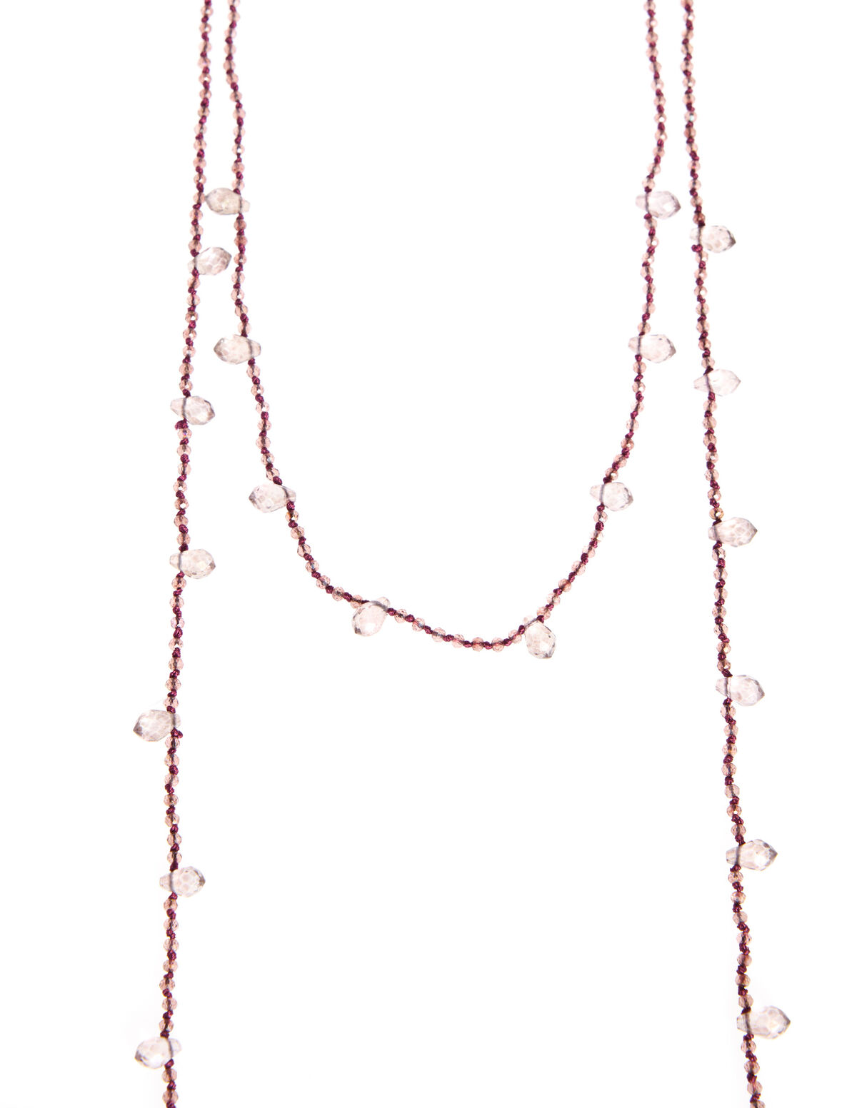 COLAR LARGO BEADS AMBAR