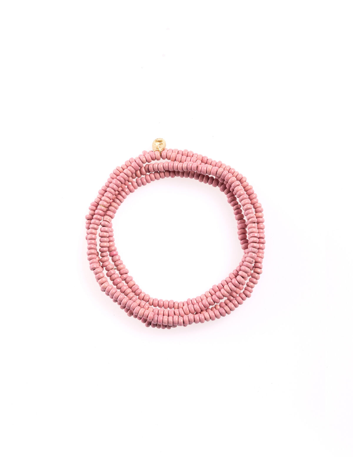 PINK BEADED SHORT NECKLACE