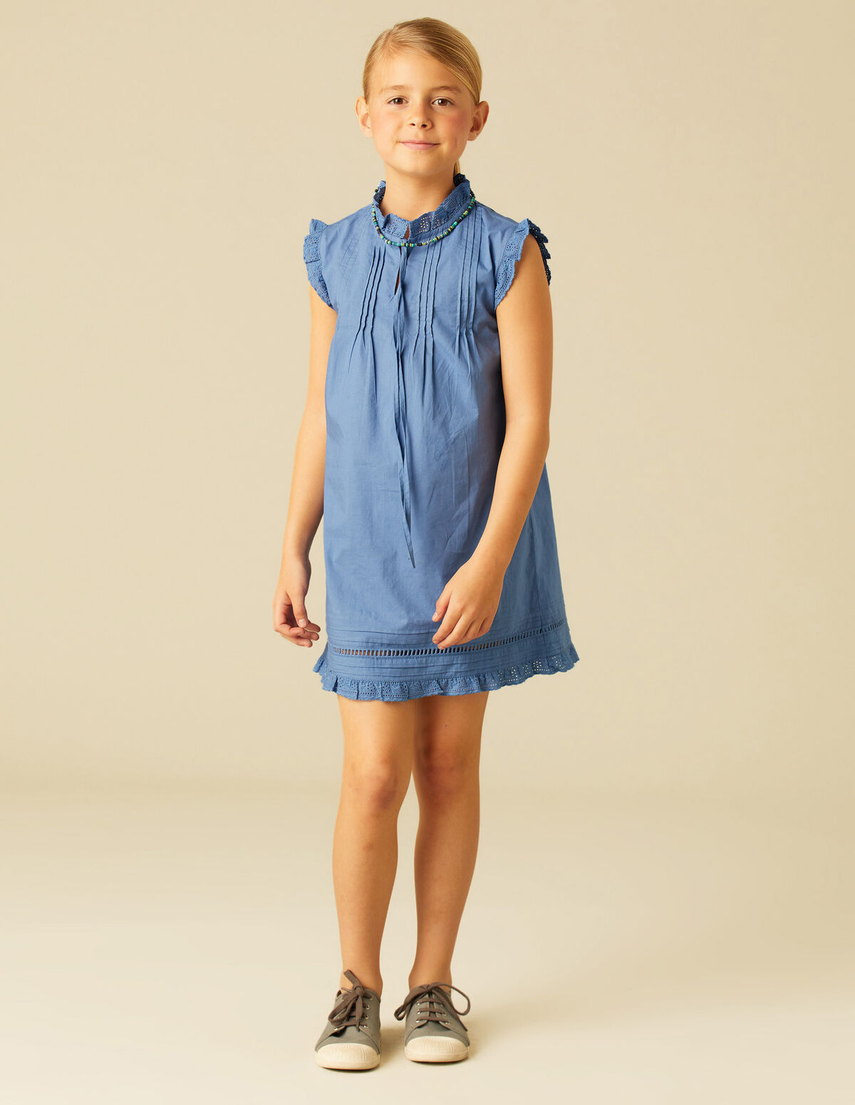 ROBE NŒUD BLEUE