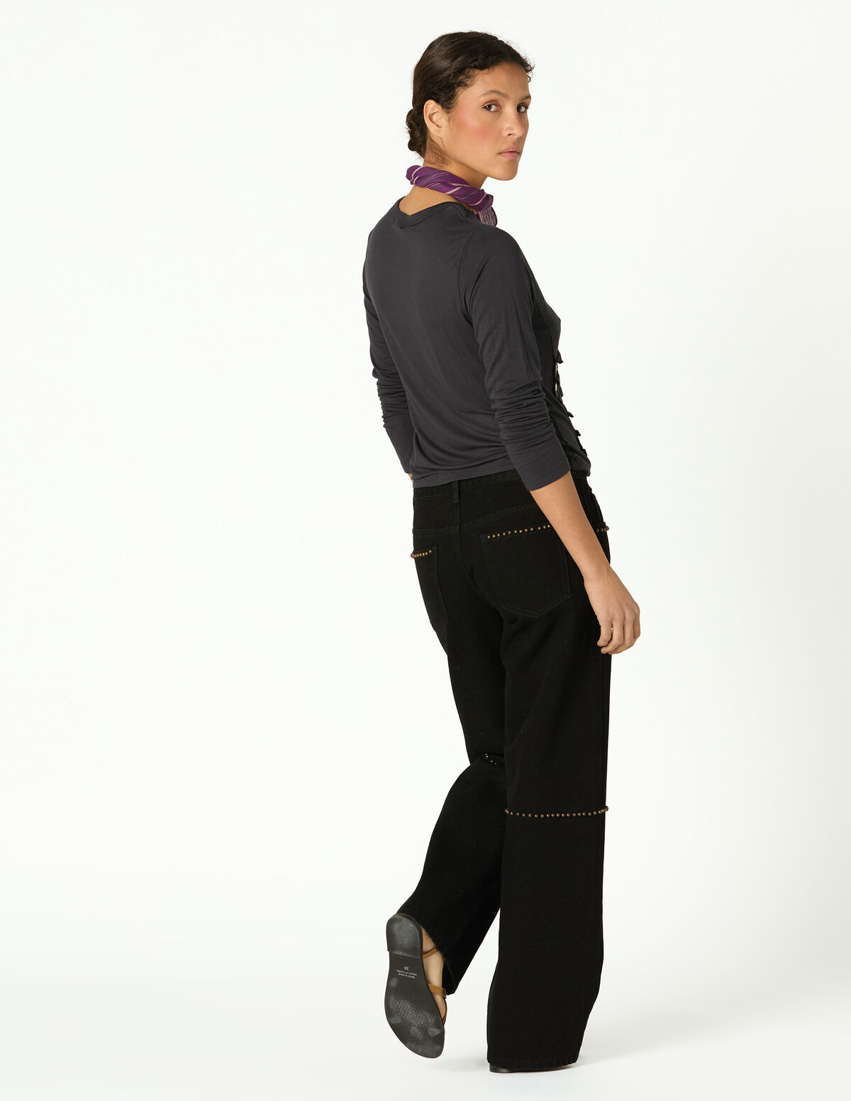 AMETHYST BUTTONED T-SHIRT