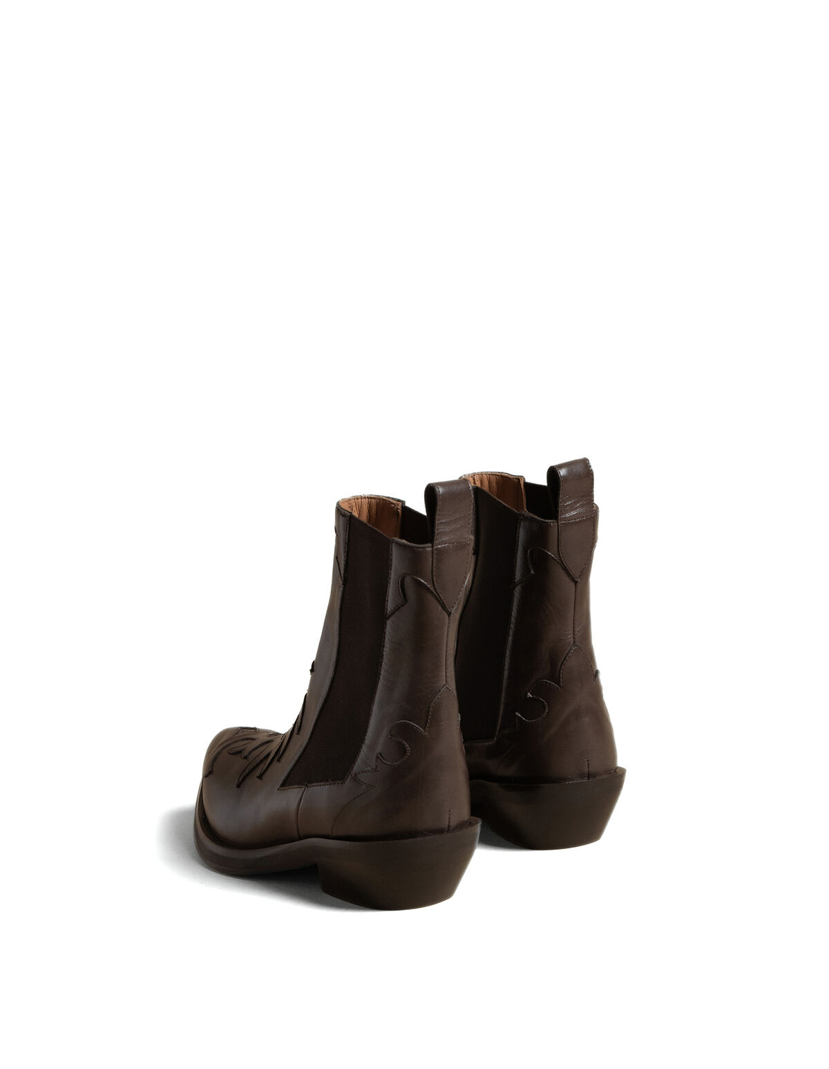 ANKLE BOOTS BURGUNDY