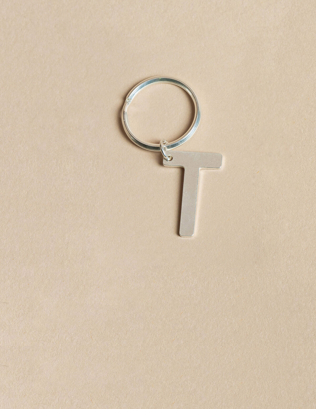 GOLD "T" KEYCHAIN
