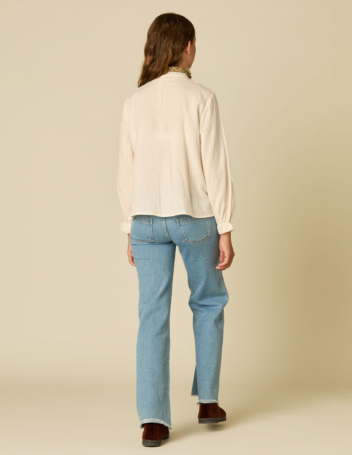 BLUE CROSS-POCKET TROUSERS