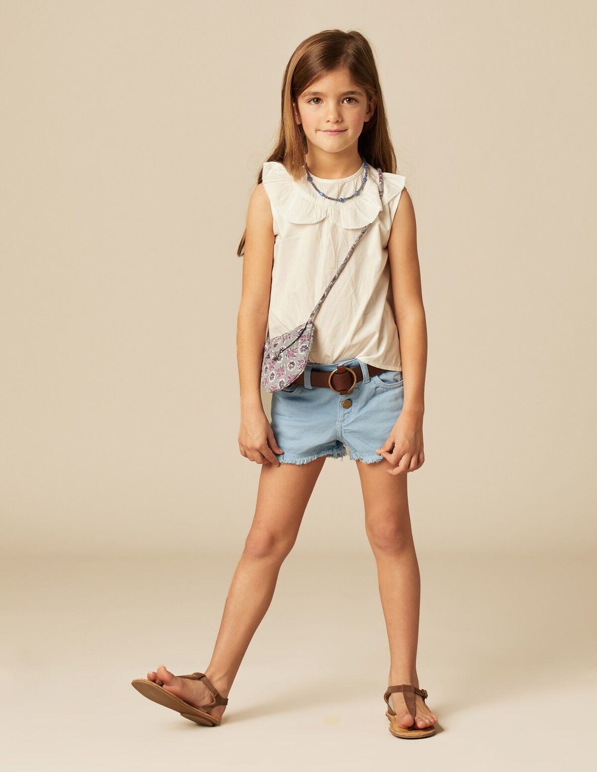 SHORT JEAN BLEU CLAIR
