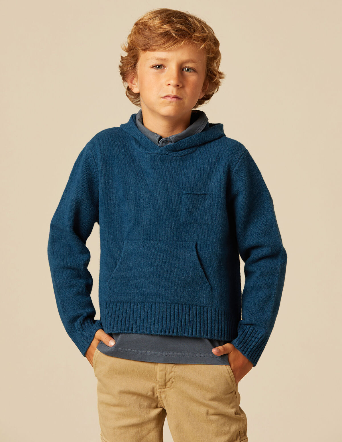 SPACE BLUE HOODIE JUMPER
