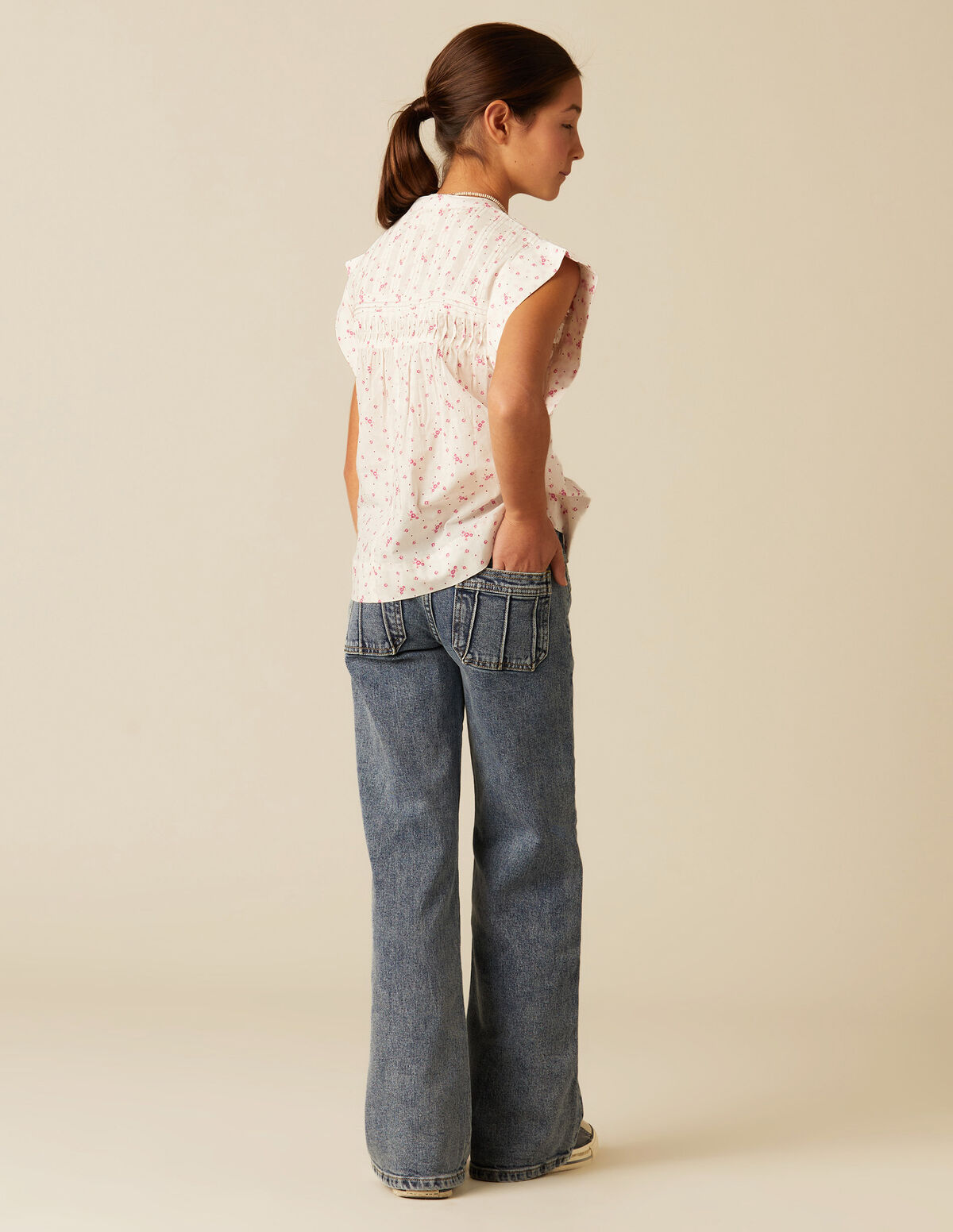 CAMISA FLOR PUNTO MORA