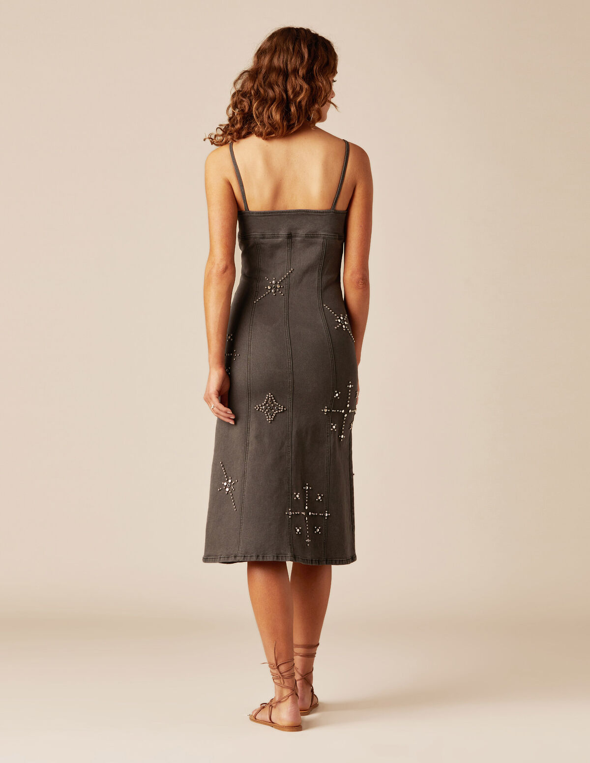 ANTHRACITE DENIM DRESS