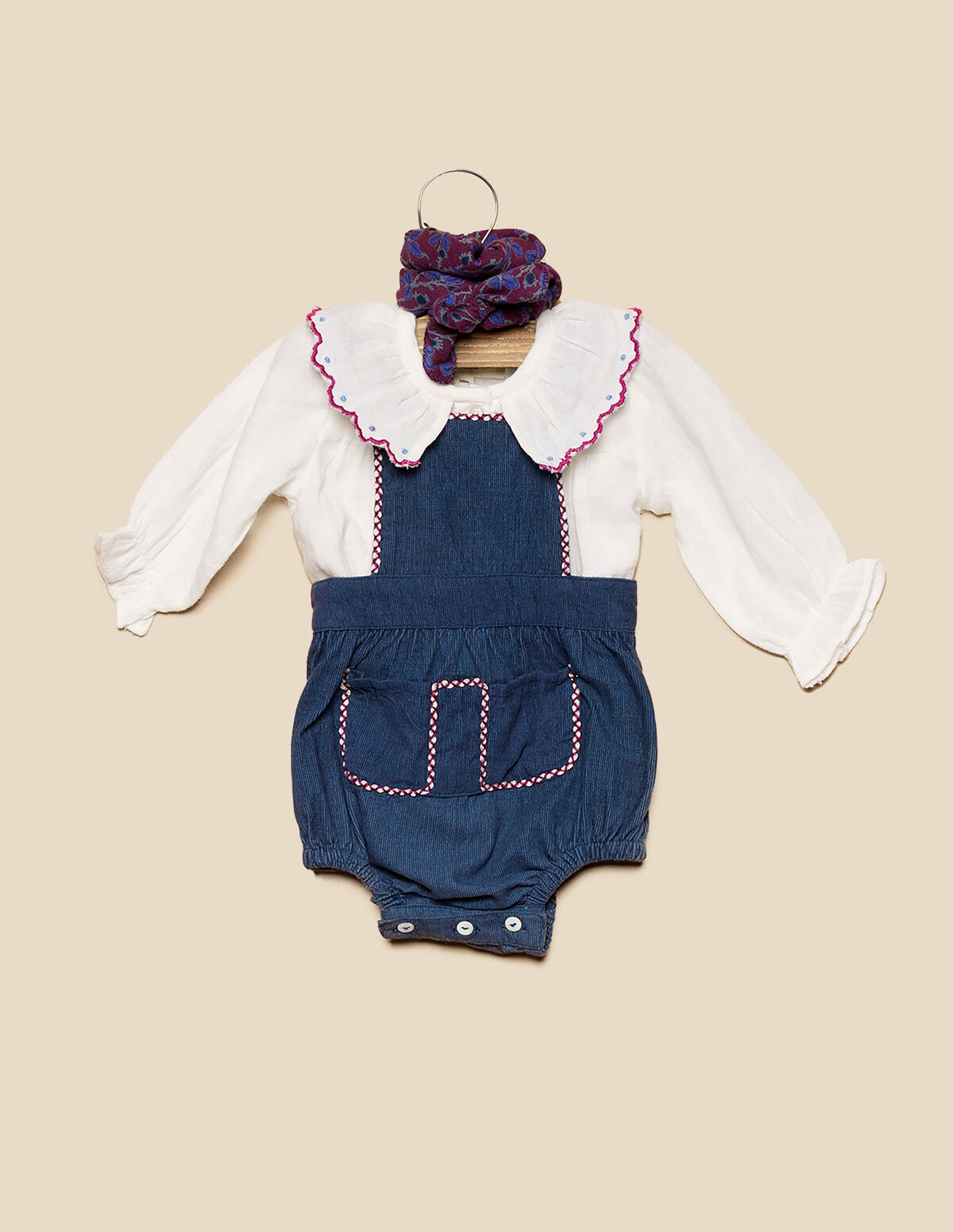 MOOR CORDUROY PLAYSUIT