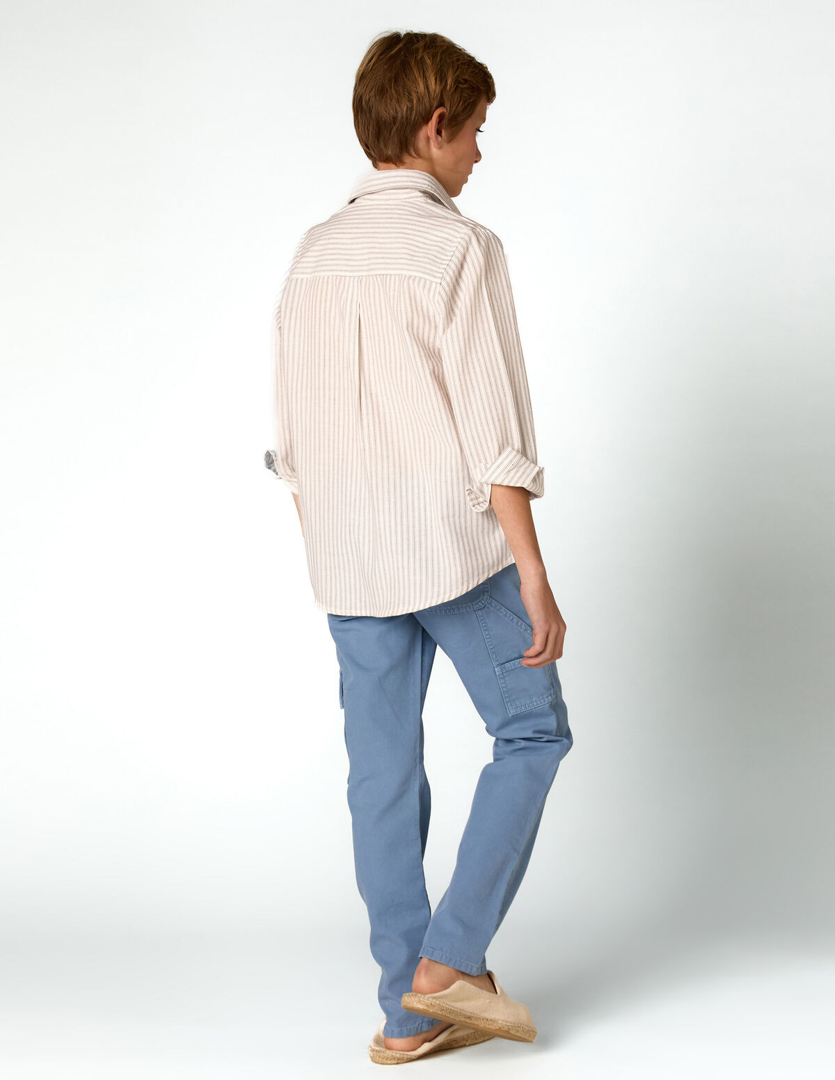 CHEMISE &Agrave; RAYURES &Eacute;CRUE