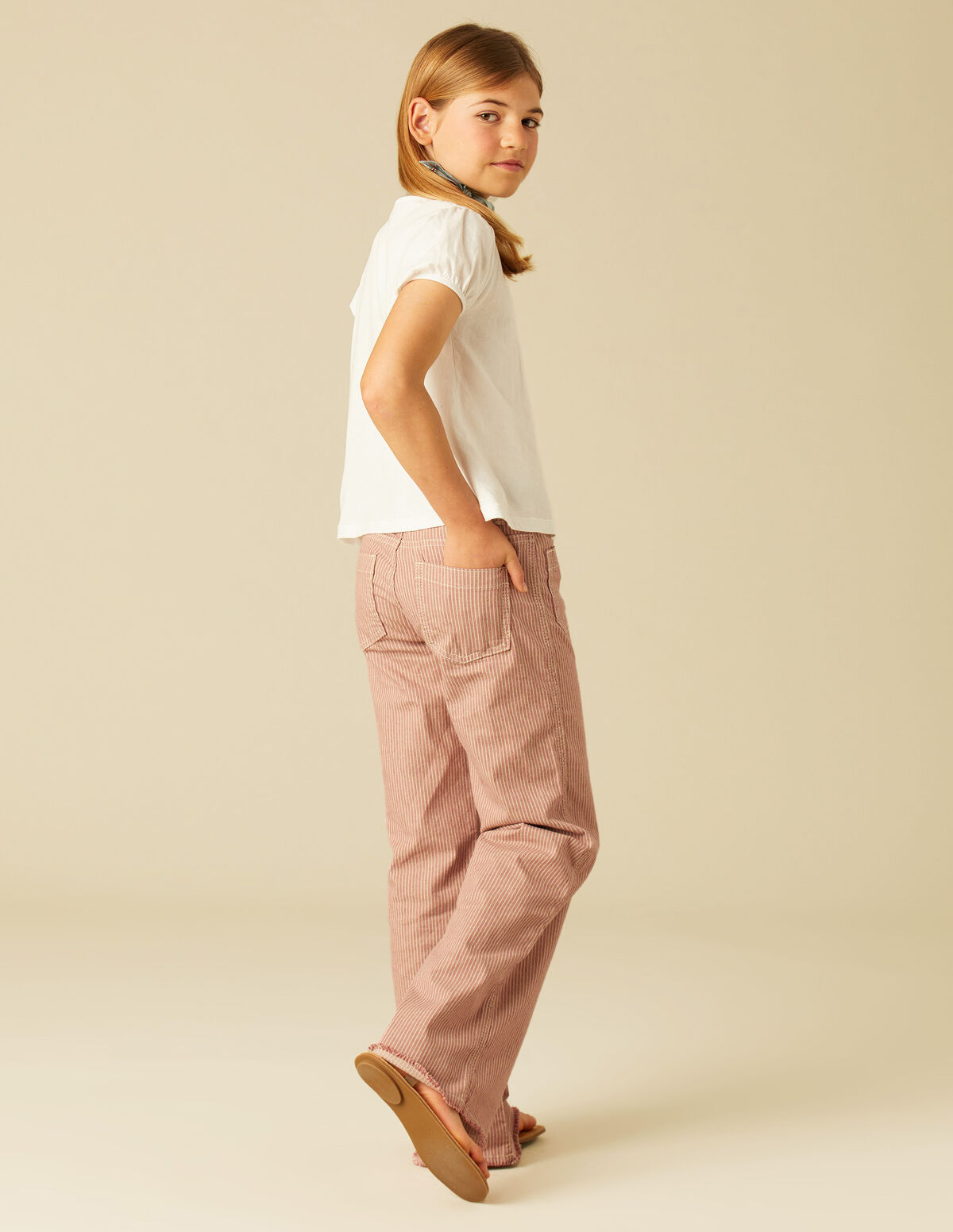 PANTALÓN BOLSILLO CRUZADO AZUL