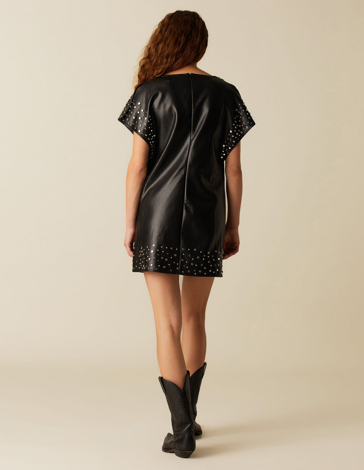 VESTIDO TACHAS ANTRACITE