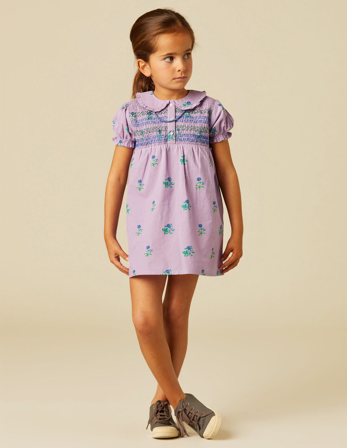VESTIDO NIDO LILA FLOR