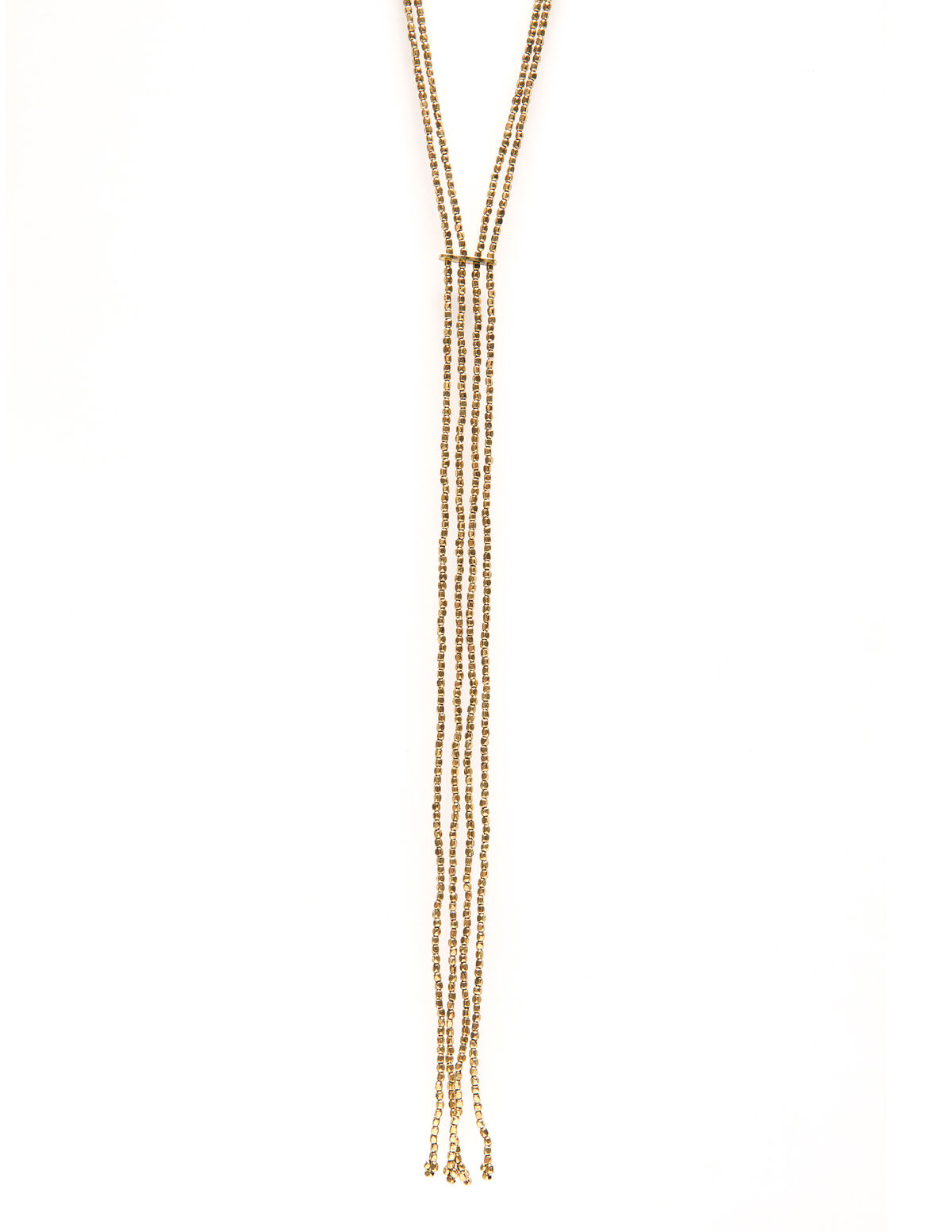 GOLD BEADED NECKLACE