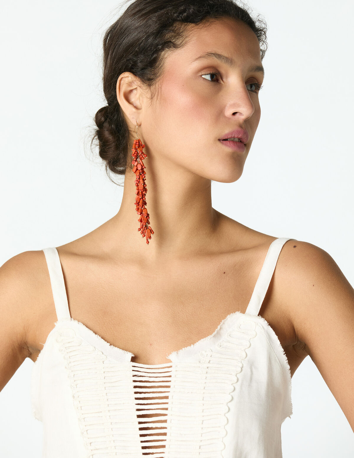 RED CORAL EARRINGS