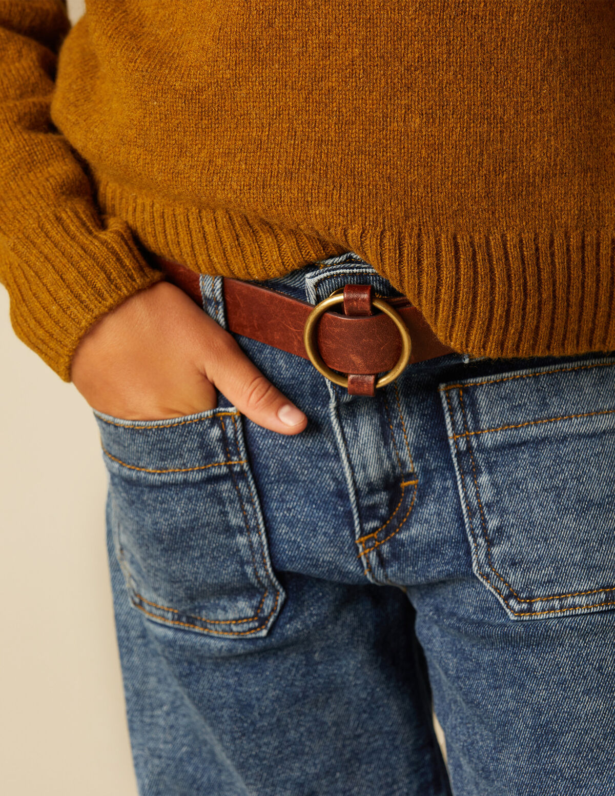 BLUE POCKET JEANS