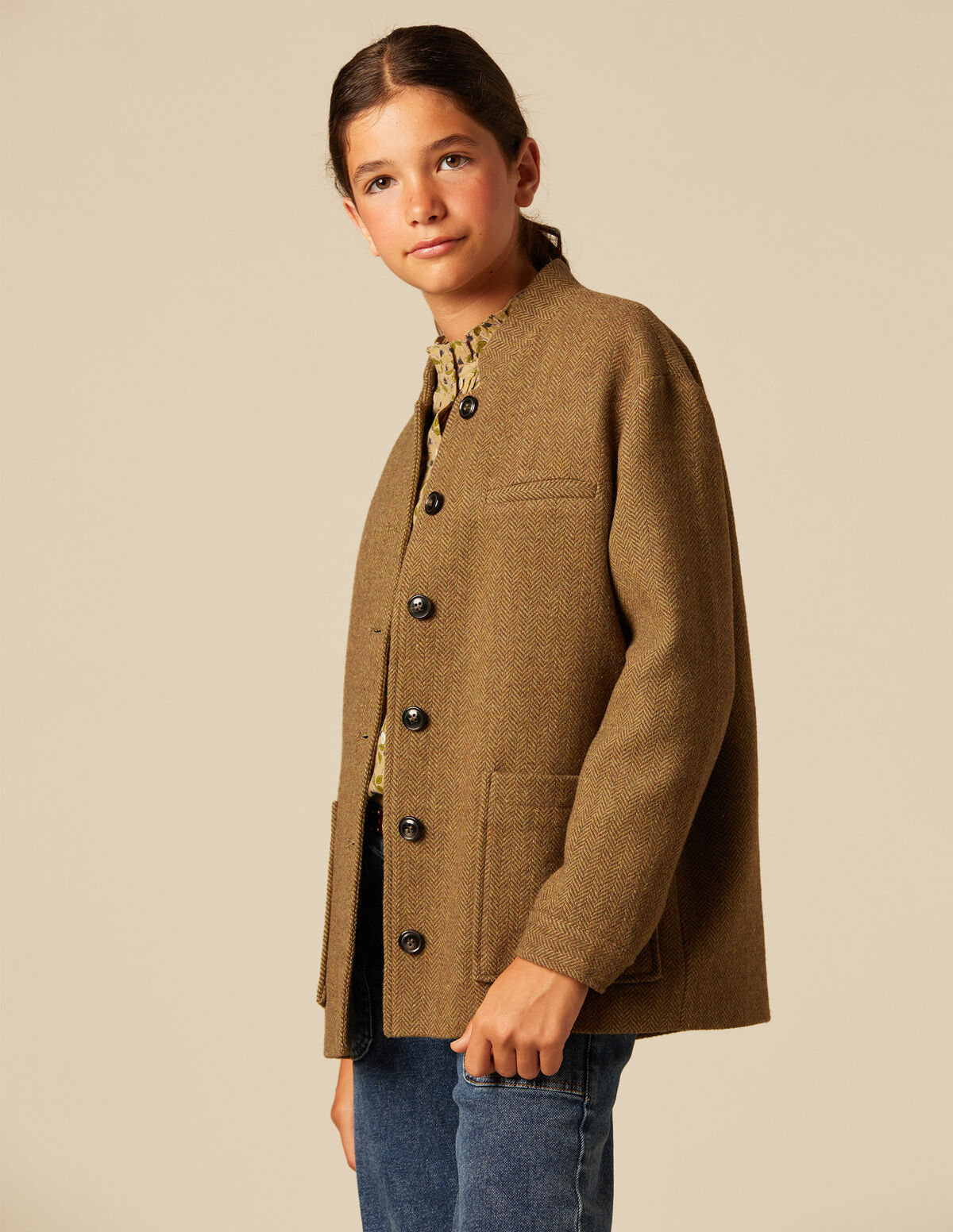 HERRINGBONE JACKET
