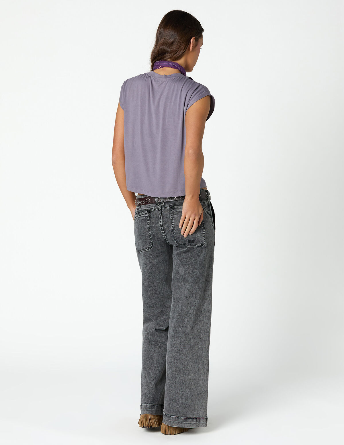 PANTALON NN BROD&Eacute; GRIS