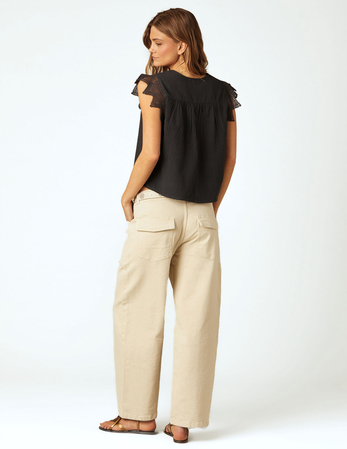 CAL&Ccedil;AS COSTURAS AREIA