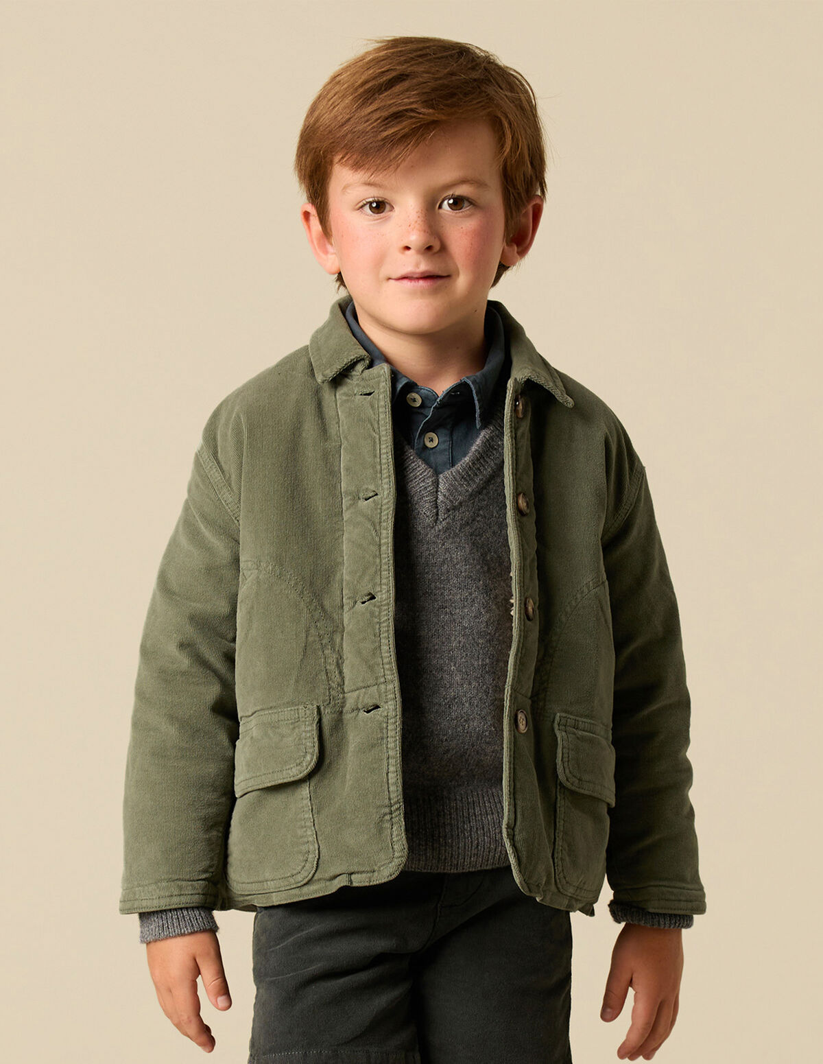 GREEN CORDUROY JACKET