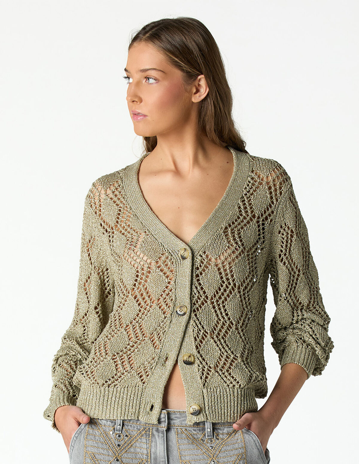 CASACO MALHA BRILHO INCENSE