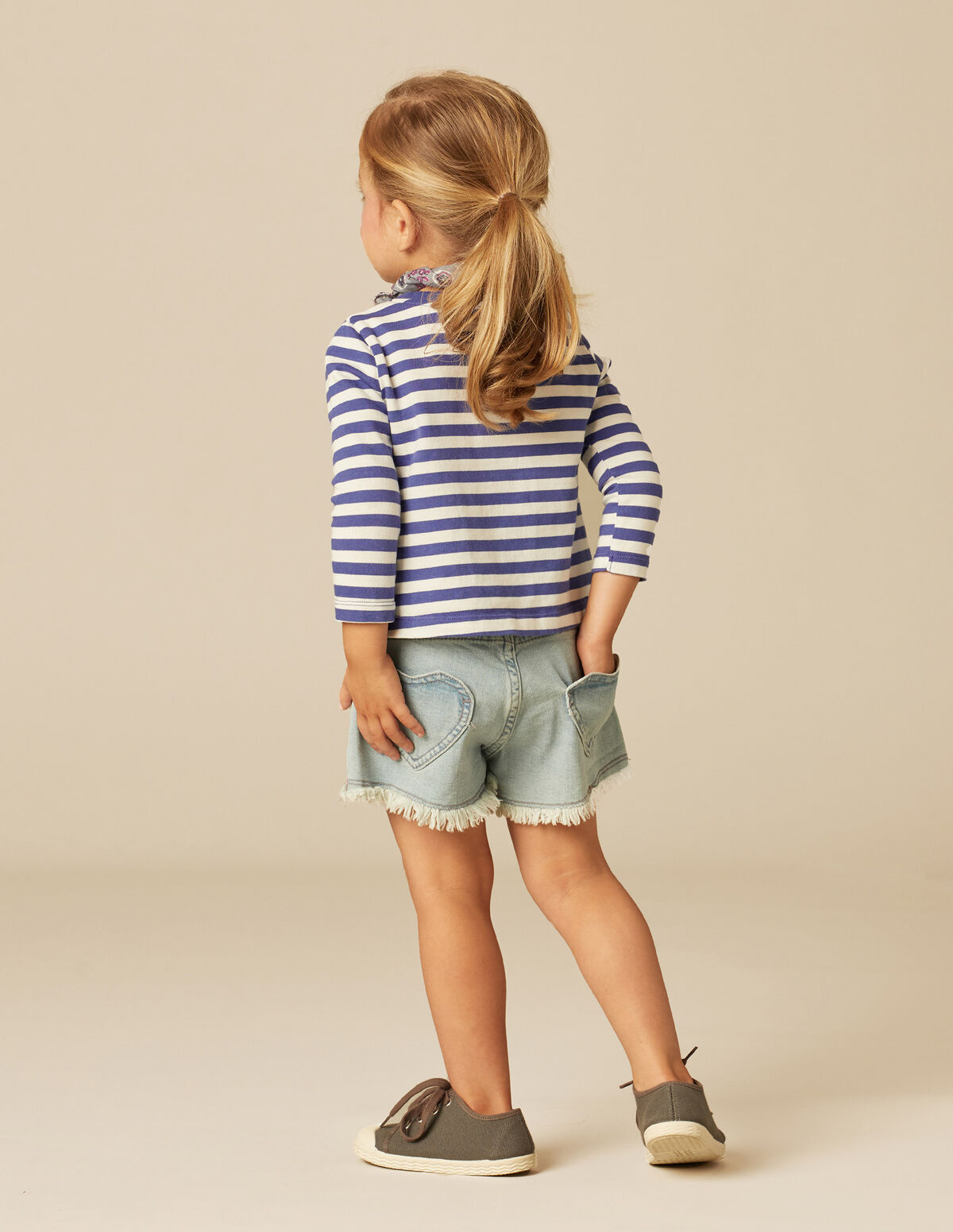 Short vaquero lavado azul claro