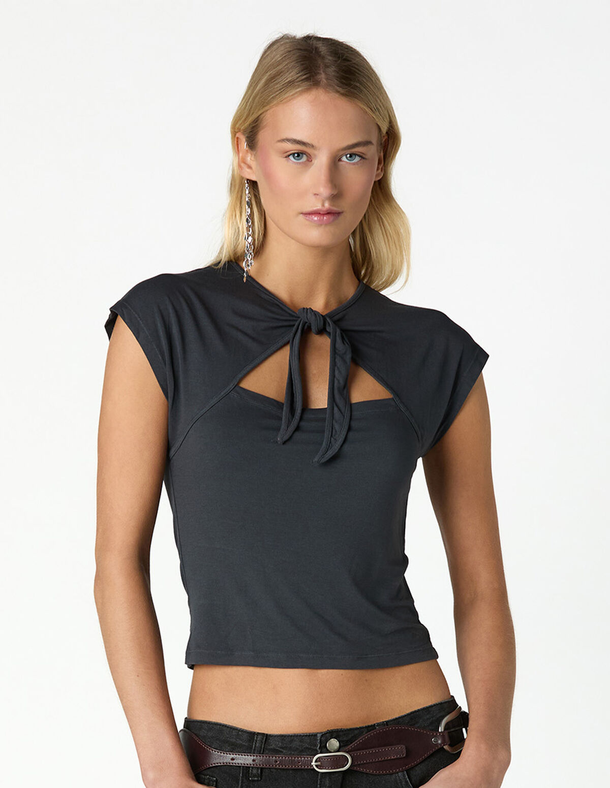 T-SHIRT N&Oacute; ANTRACITE