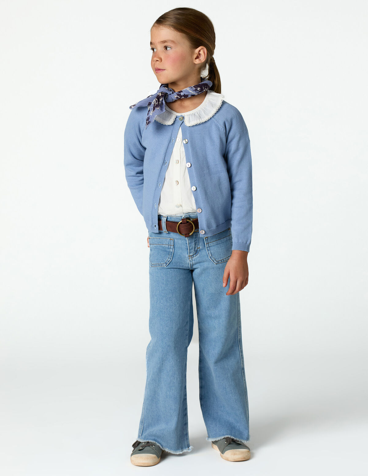 ANILINE BLUE KNIT JACKET