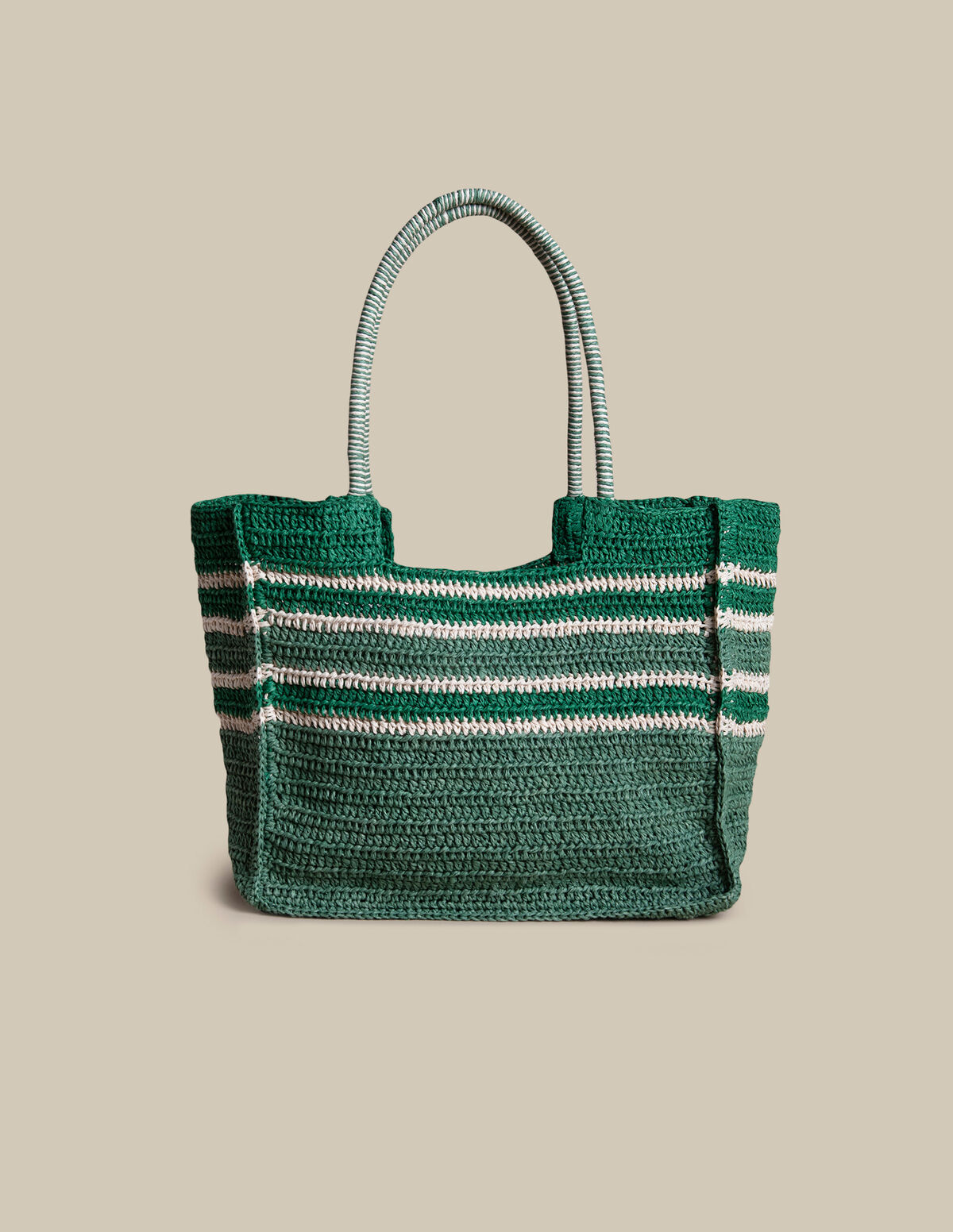 MALA RÁFIA VERDE RISCAS