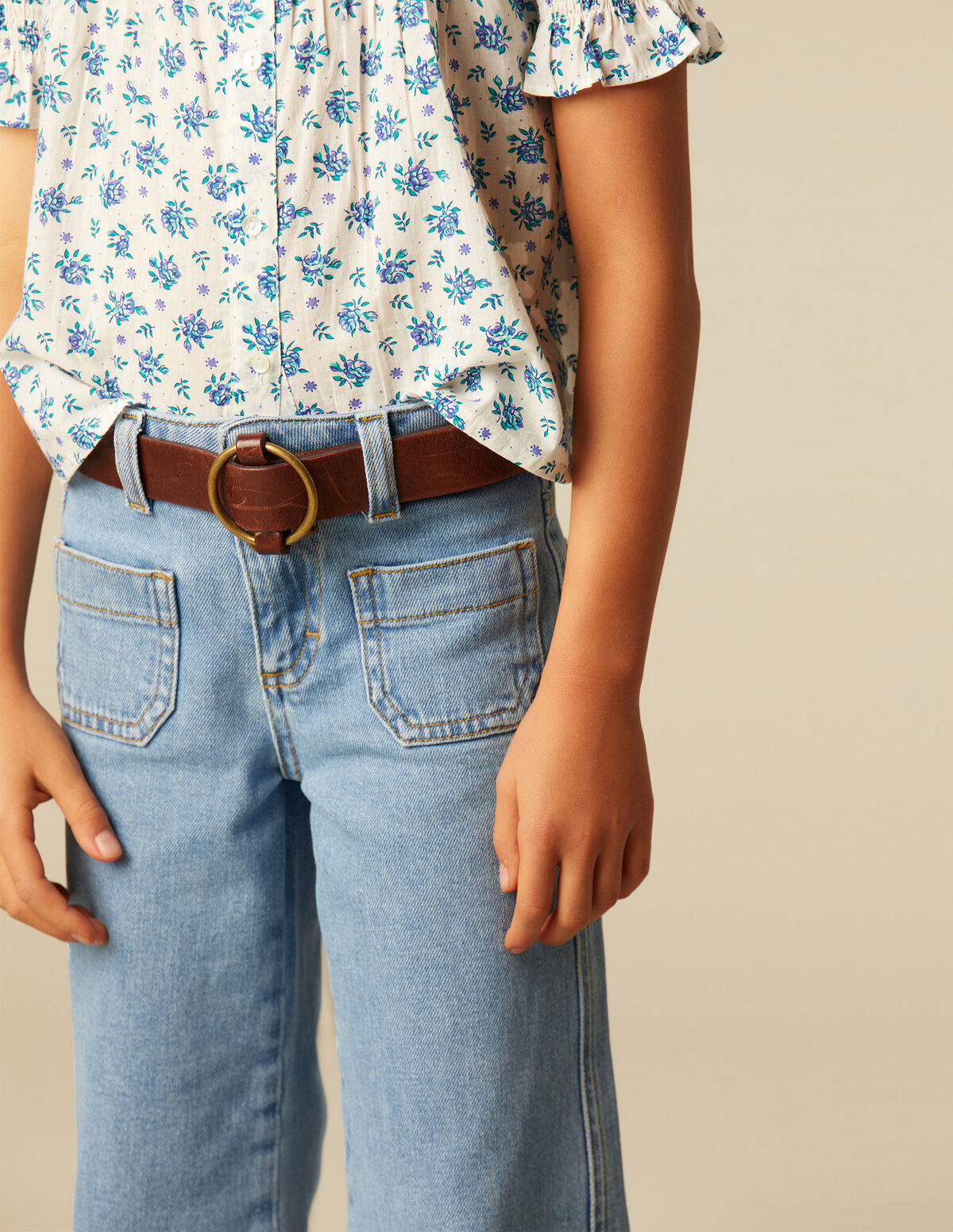 PANTALÓN BOLSILLOS VAQUERO AZUL