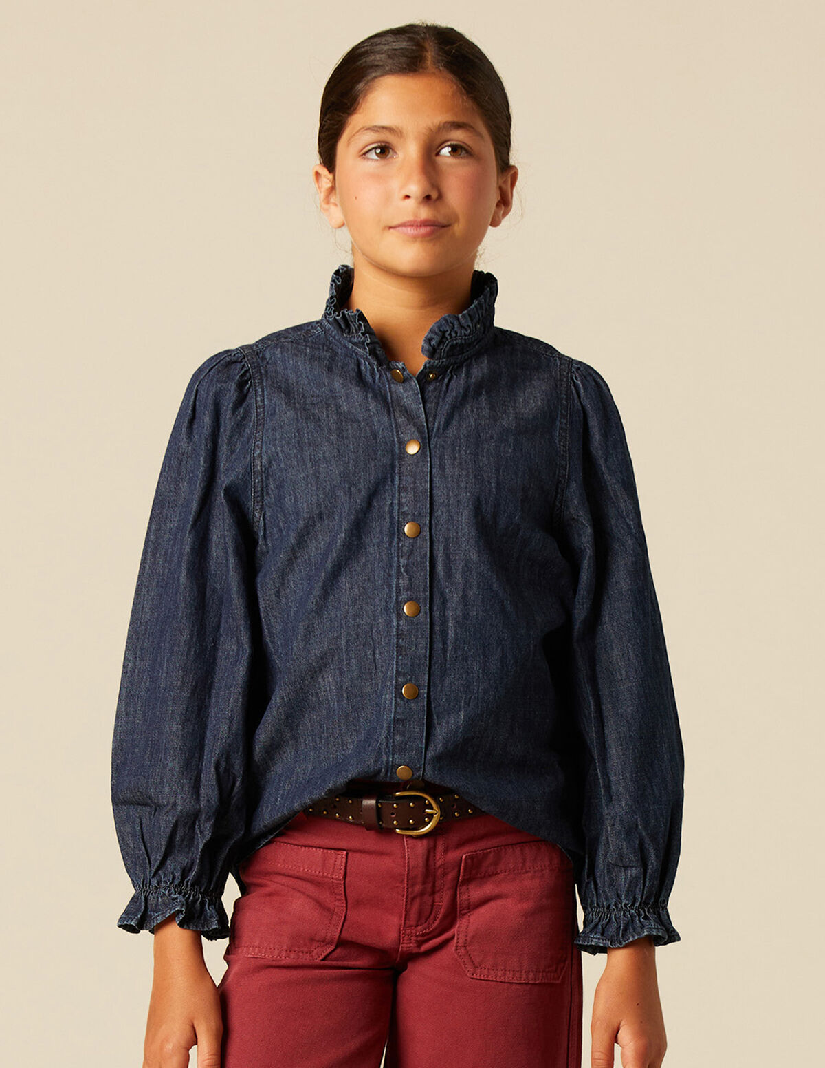 BLUE DENIM SHIRT