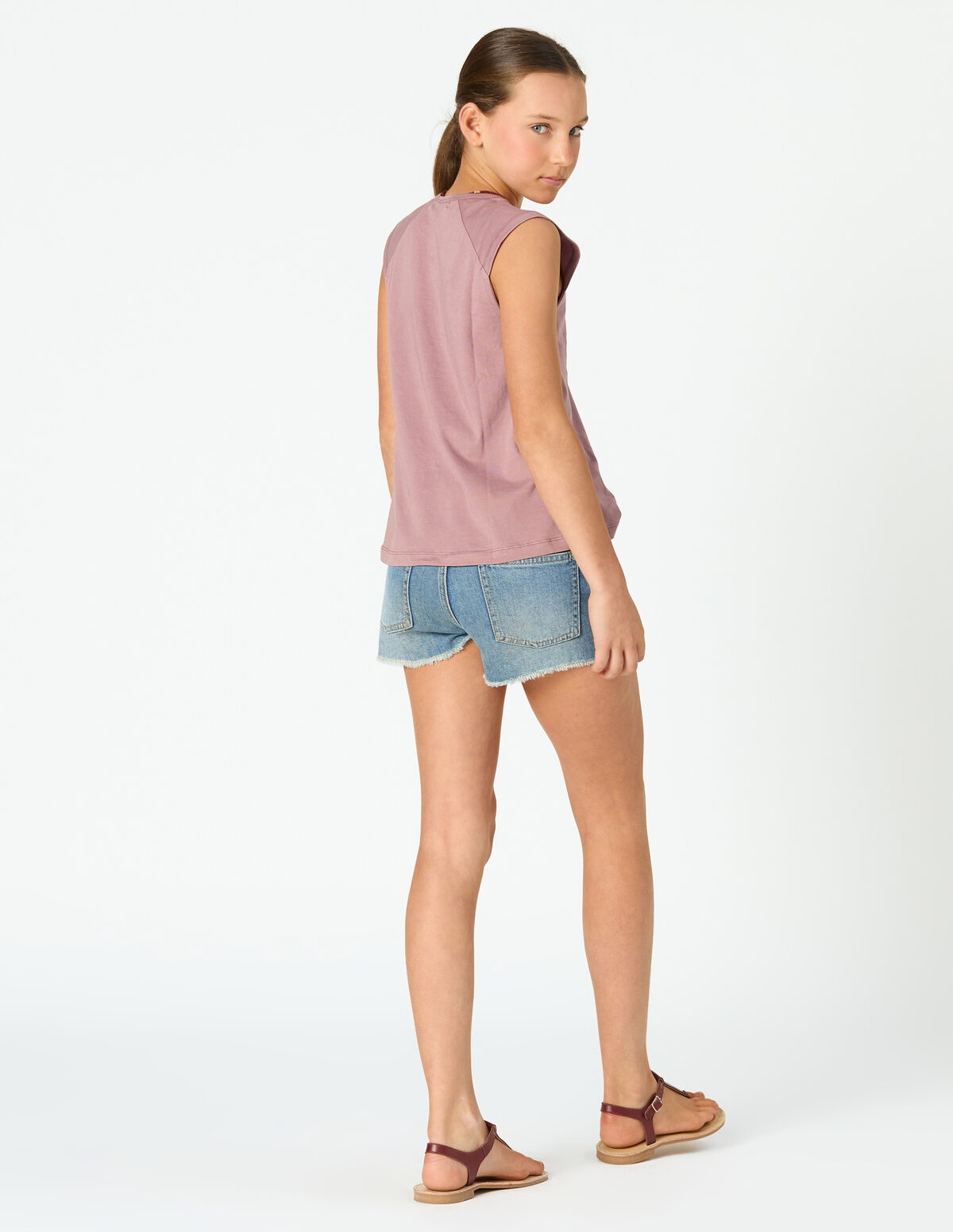 T-SHIRT SEM MANGAS RANGL&Atilde; ANIL