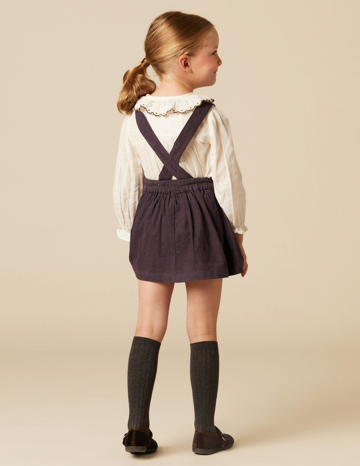 MOOR CORDUROY PINAFORE DRESS