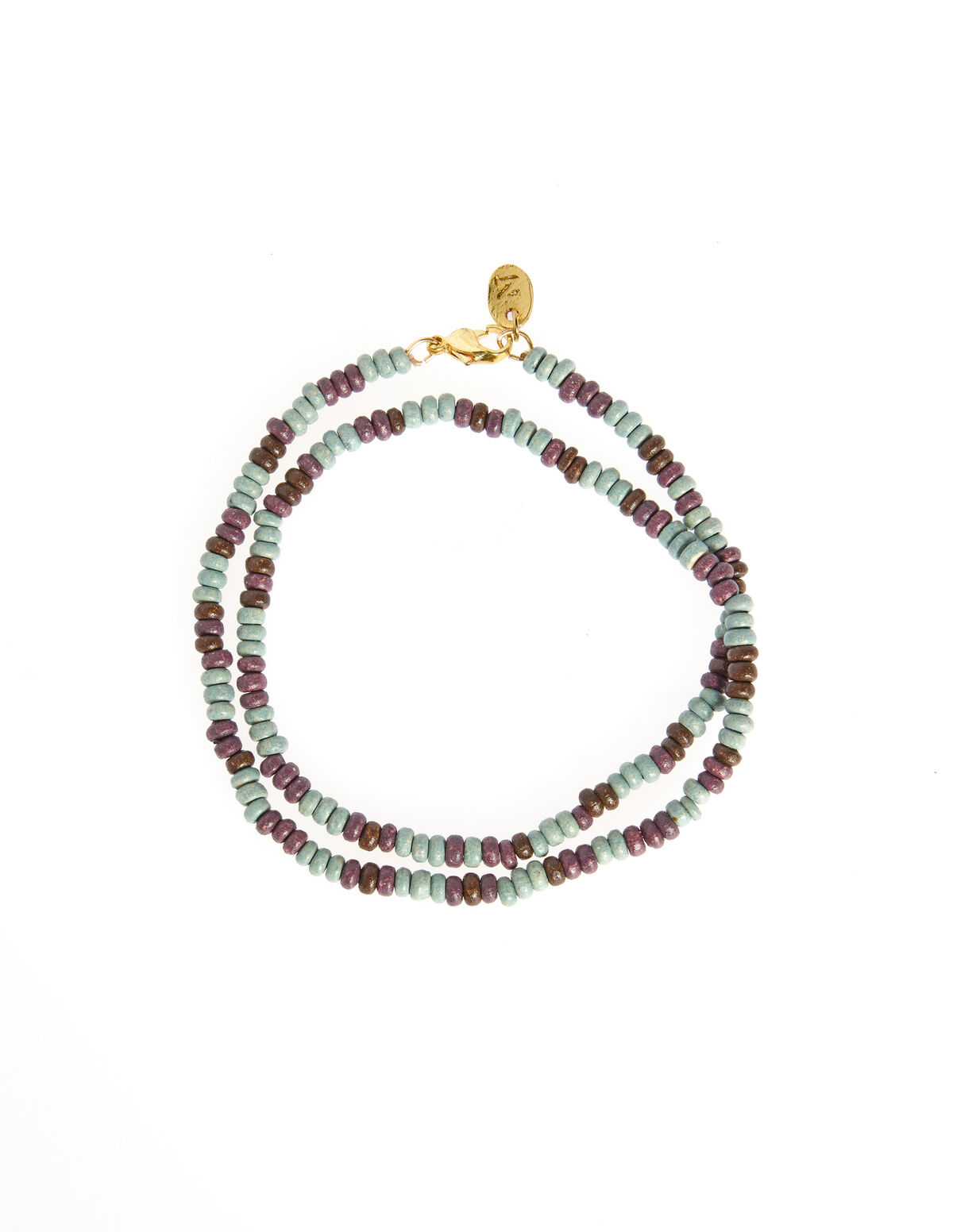 BLUSH SHORT MIXED BEAD NECKLACE
