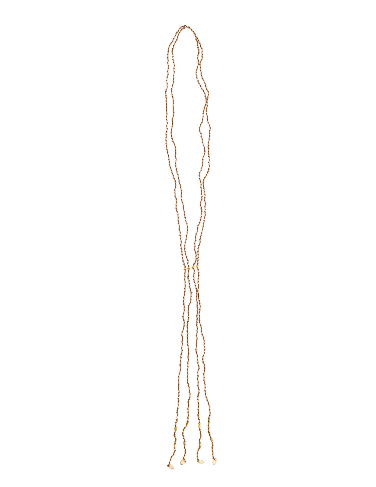 COLAR LARGO BEADS AMBAR