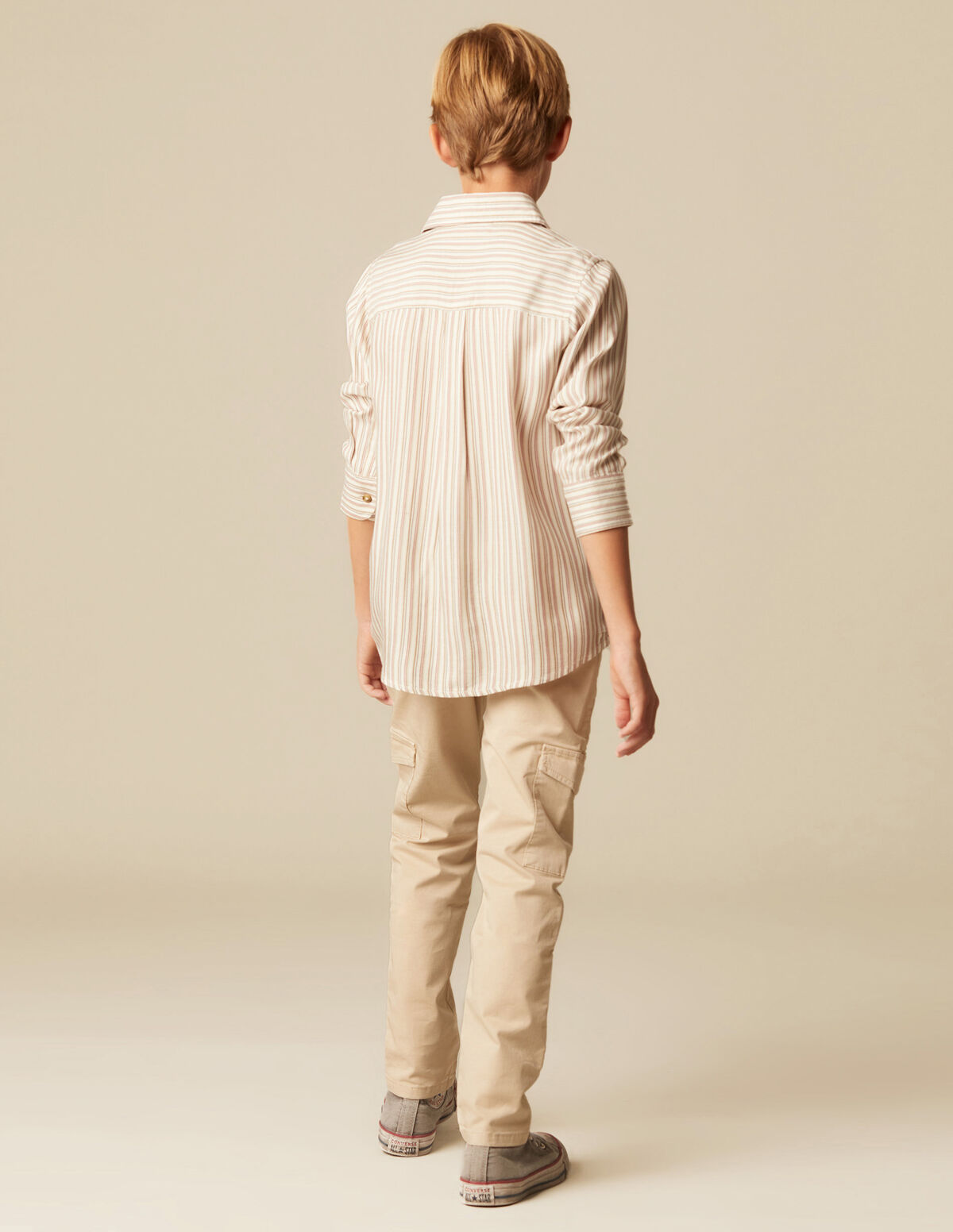 CAMISA RISCA AZUL MOSTARDA