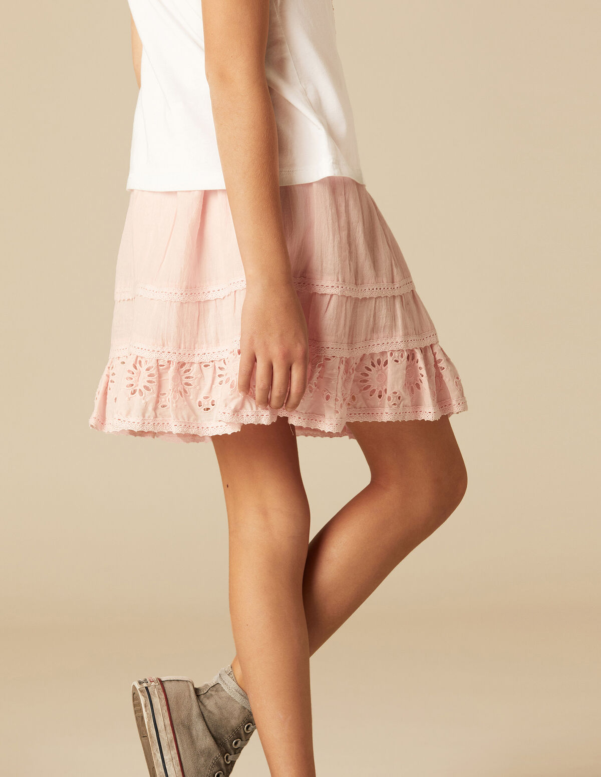 MINISSAIA RENDA ROSA