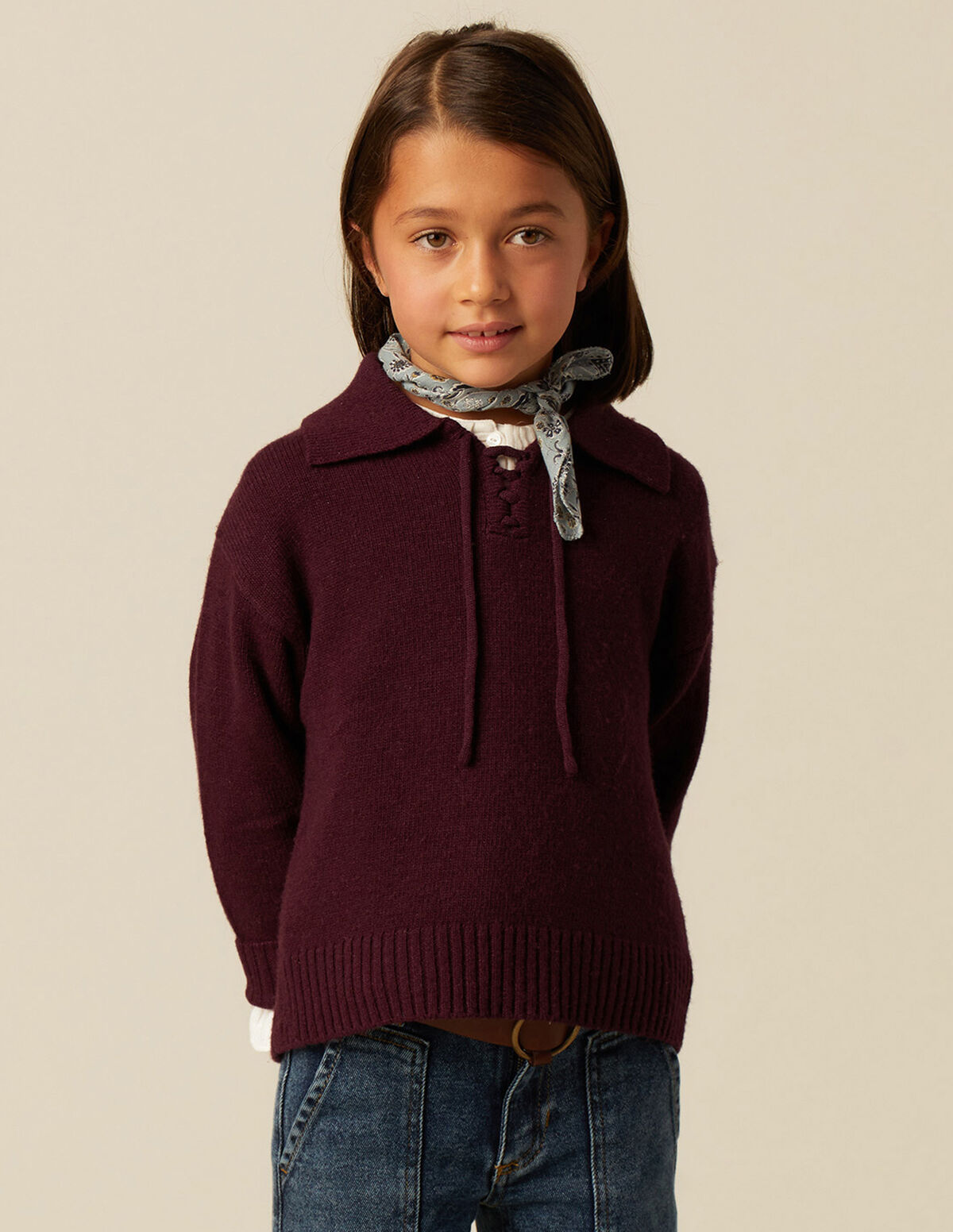 JERSEY PUNTO LAZO MARRÓN