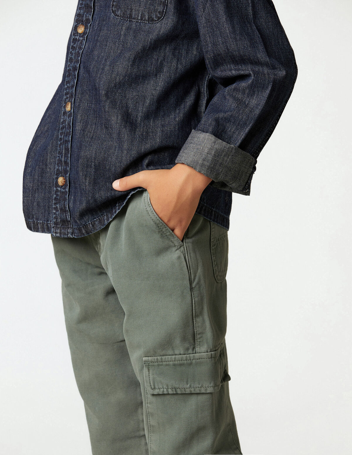 CAL&Ccedil;AS CARGO VERDE HUNTING