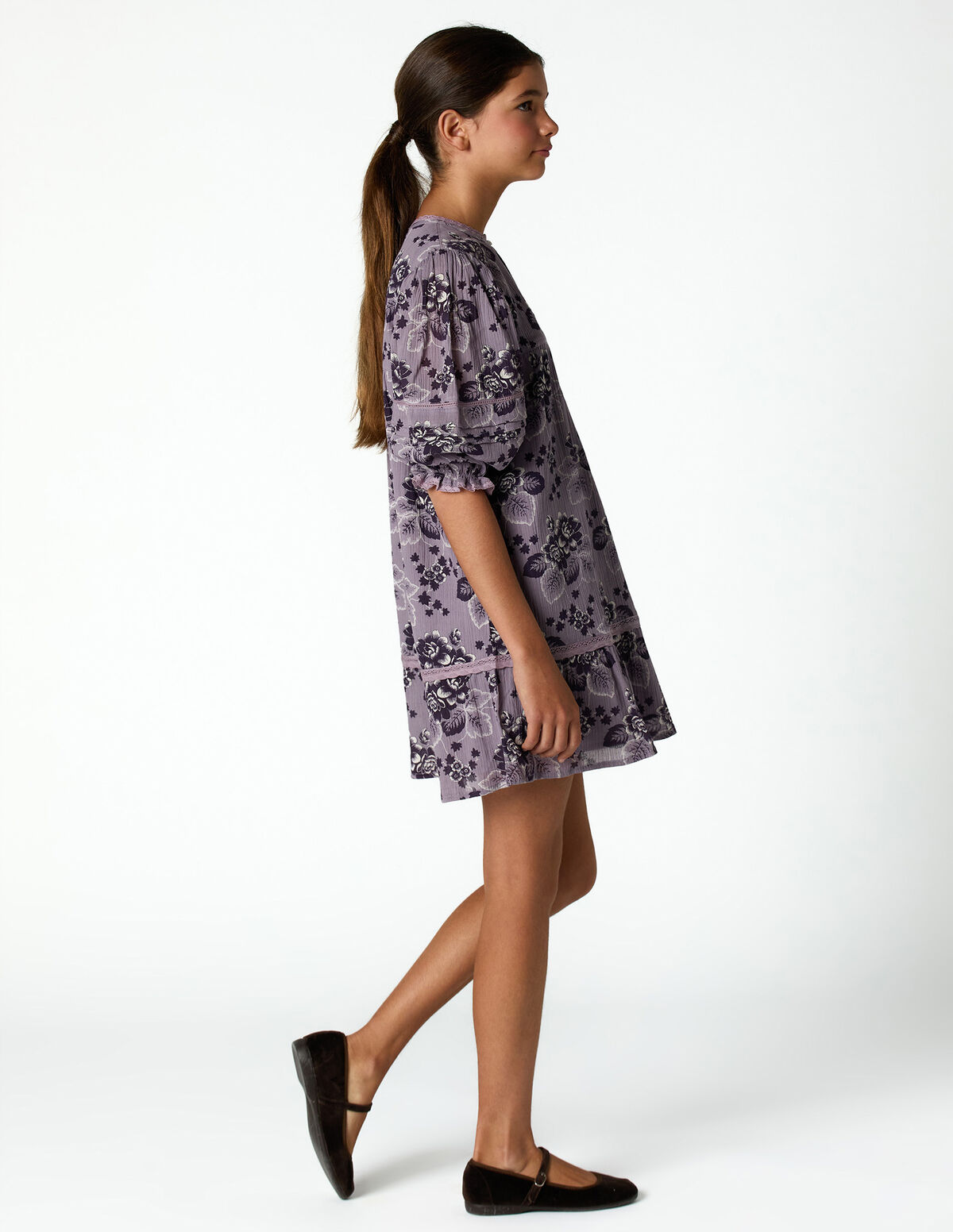 VINTAGE OVERCAST PRINT DRESS