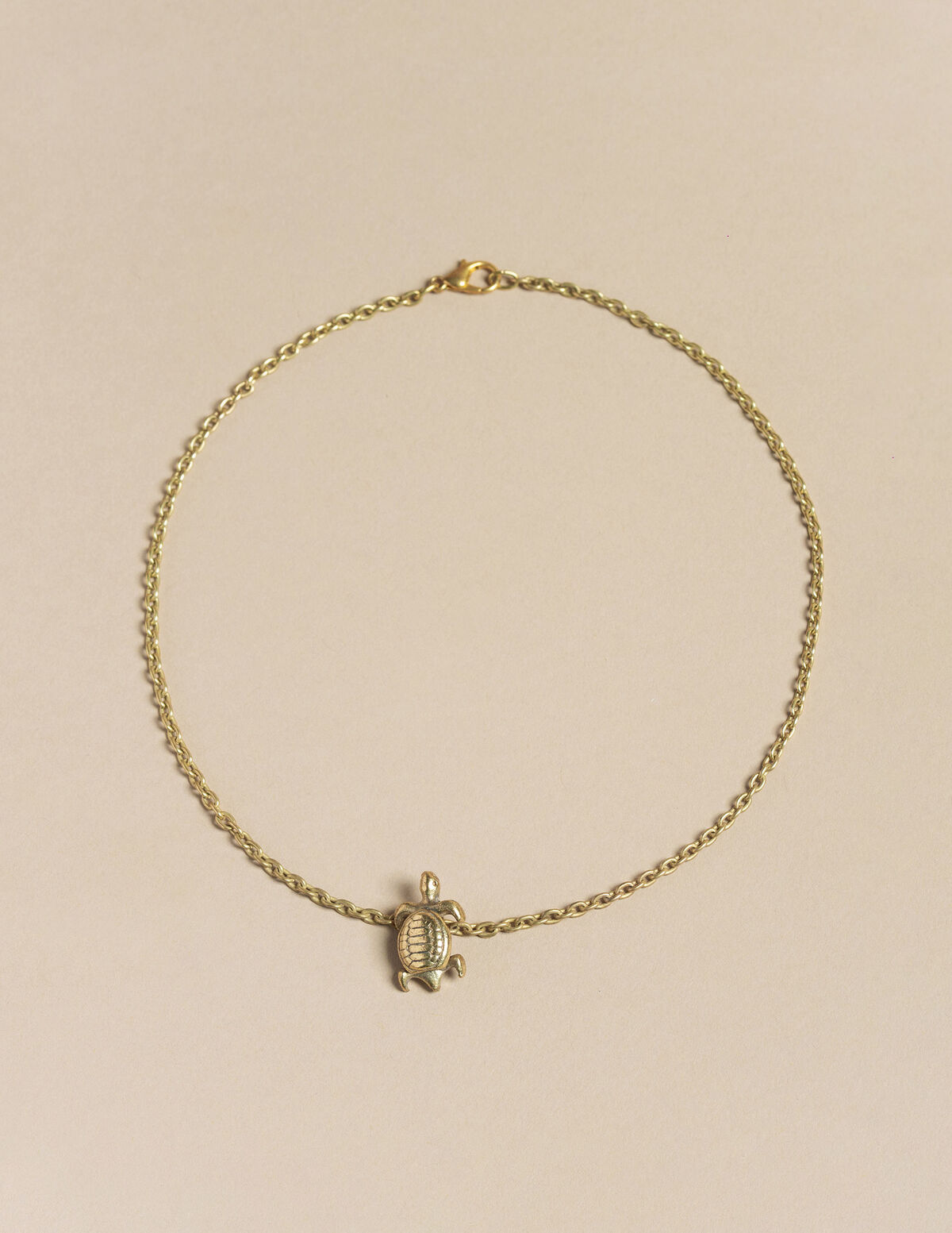 COLLAR TORTUGA DORADO