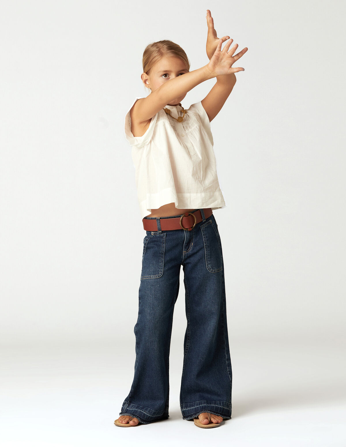 CAL&Ccedil;AS WIDE LEG DENIM