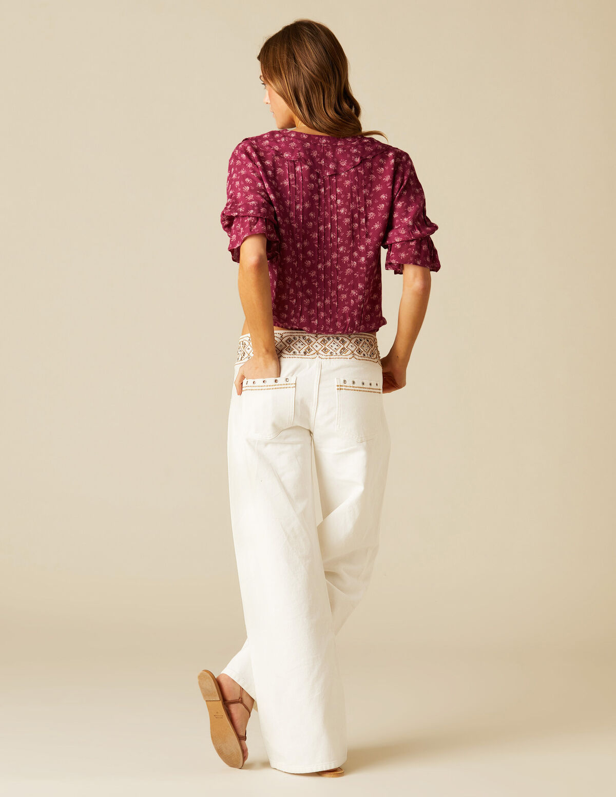 CAMISA FLORES AZUL