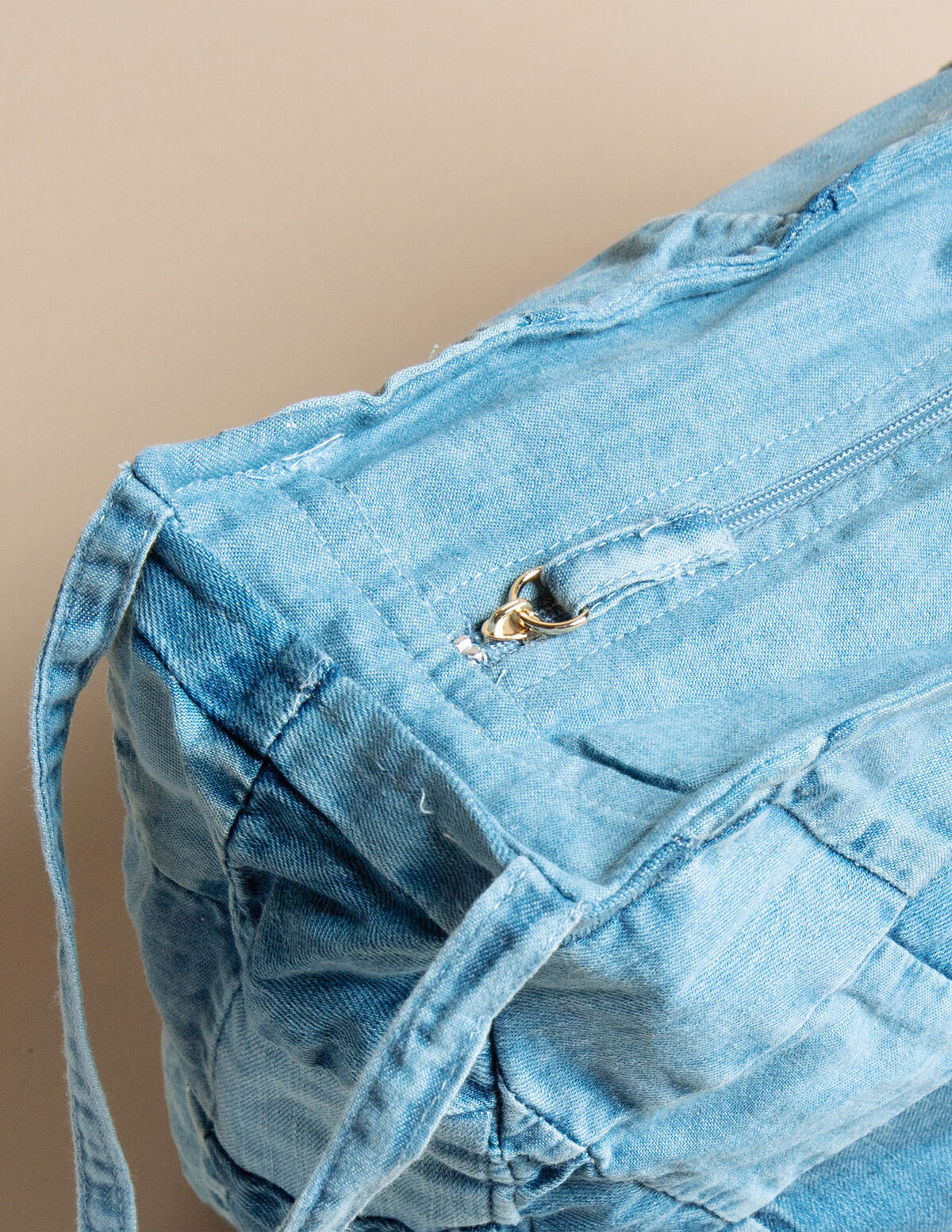 PATCHWORK DENIM BAG