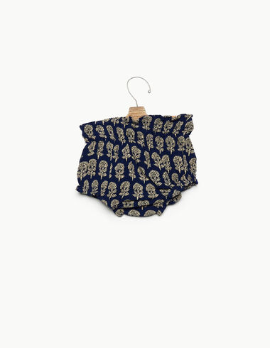 Blue floral buti elasticated bloomers - View all > - Nícoli
