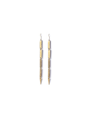 Gold arrow earrings - Earrings - Nícoli