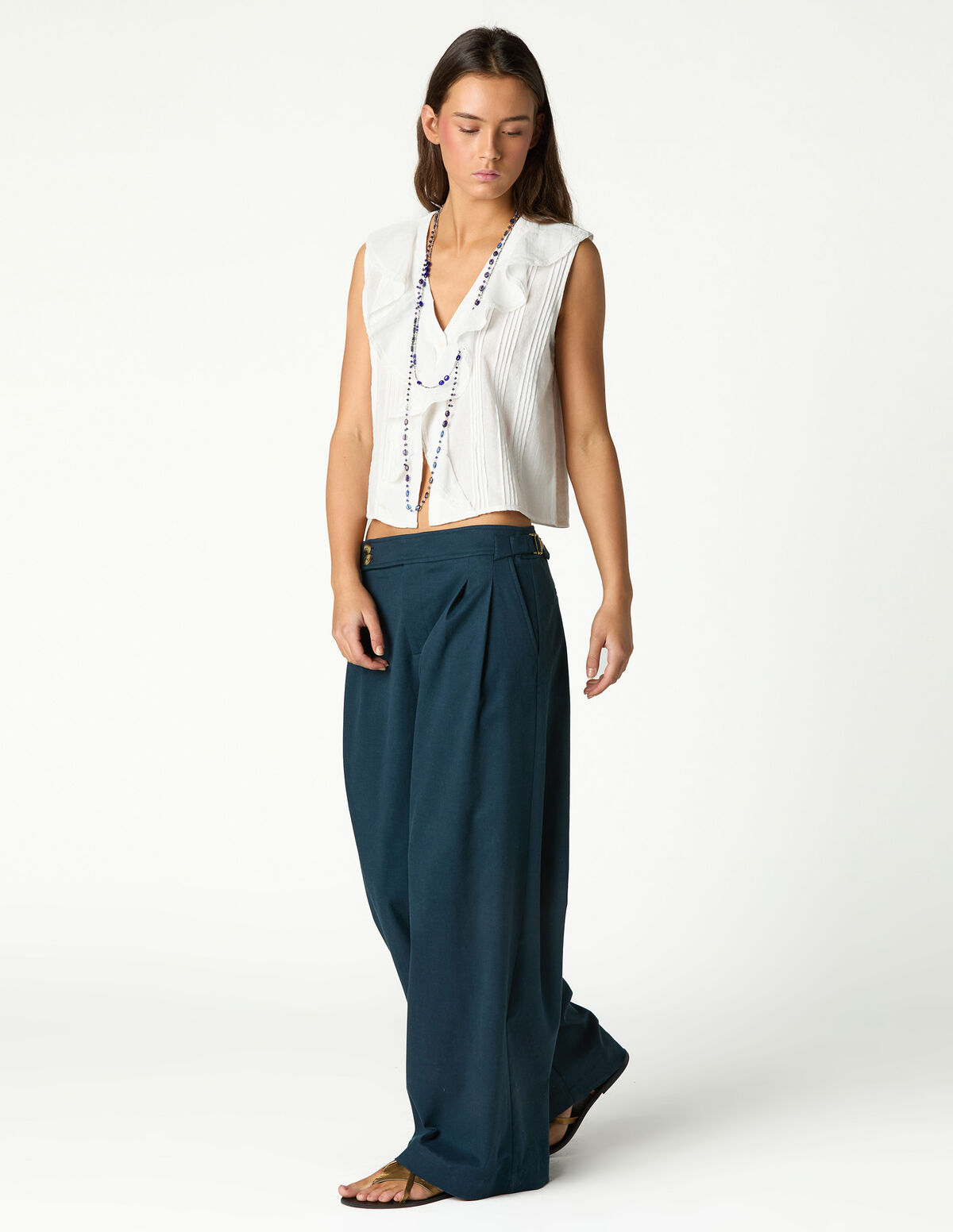 DOUBLE BUTTON TROUSERS