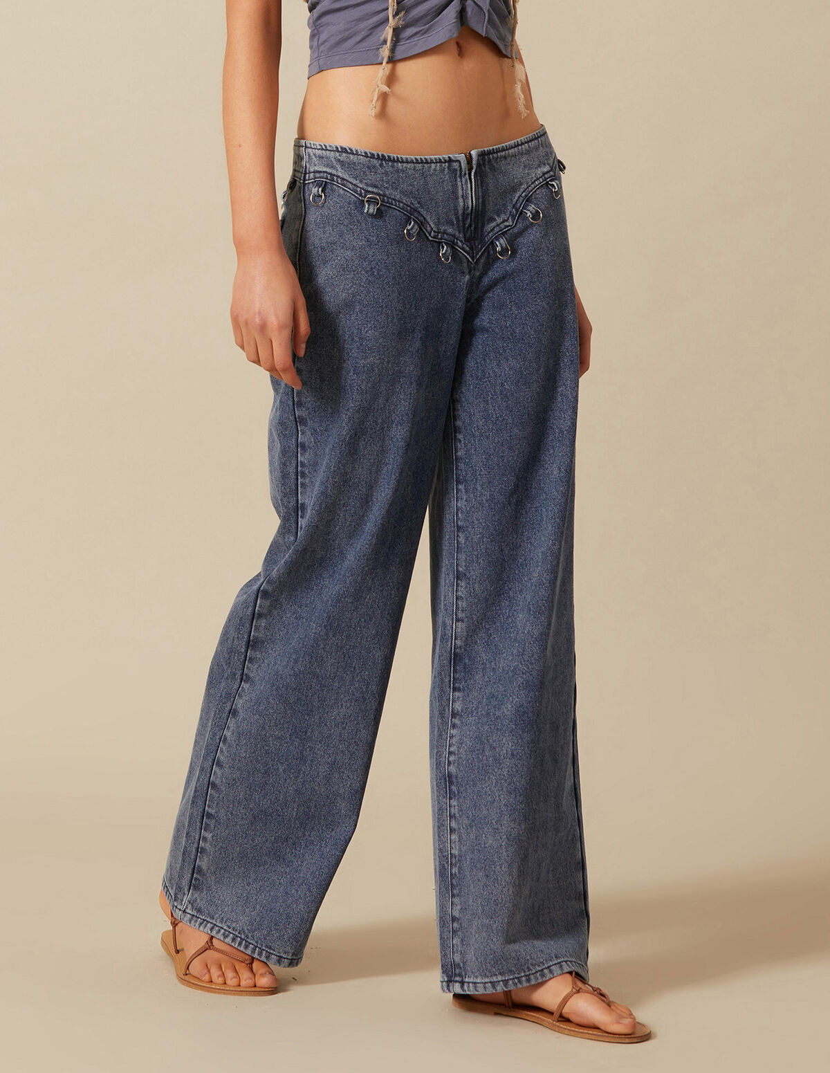 NN WHITE YOKE JEANS
