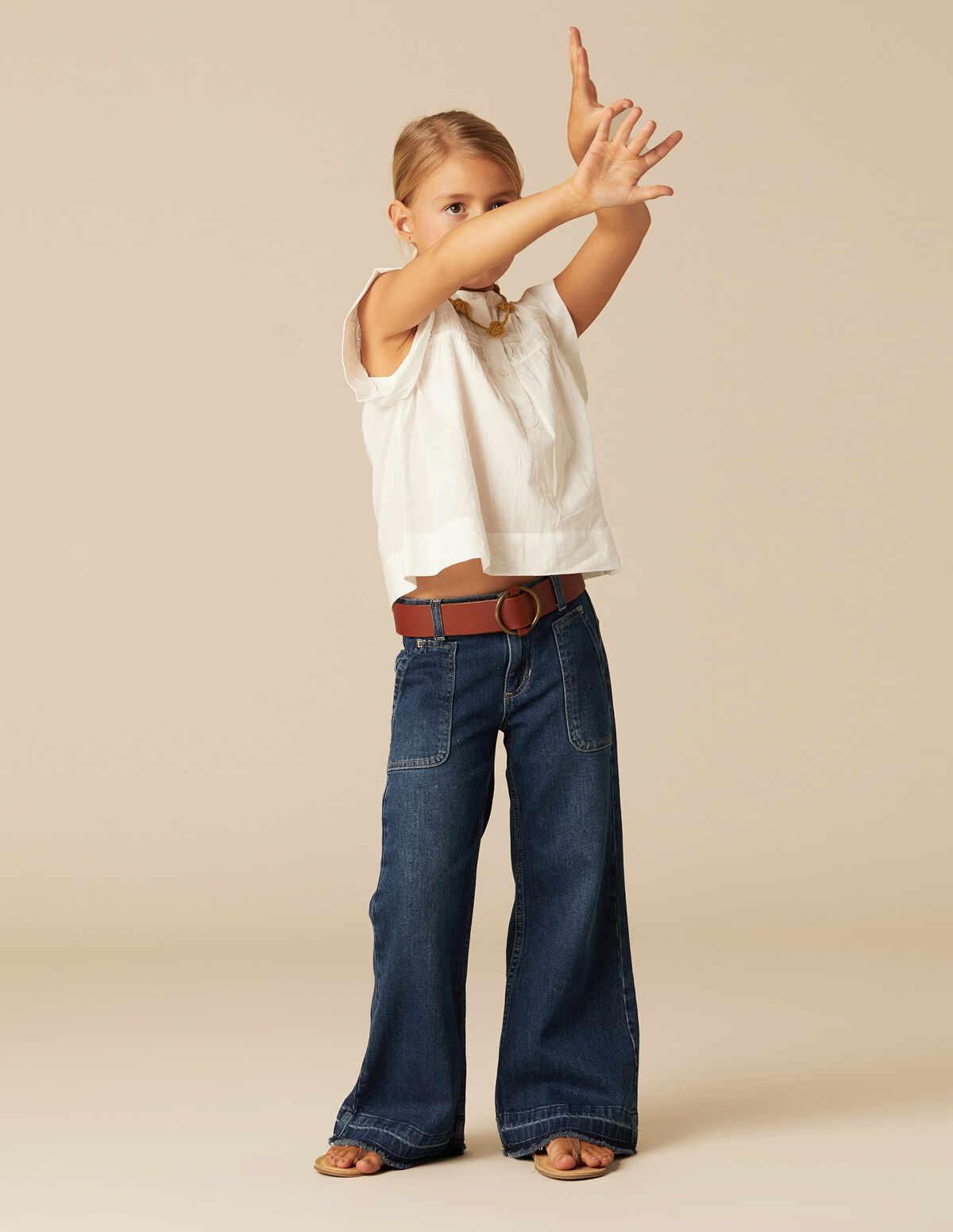 JEAN BLEU WIDE LEG