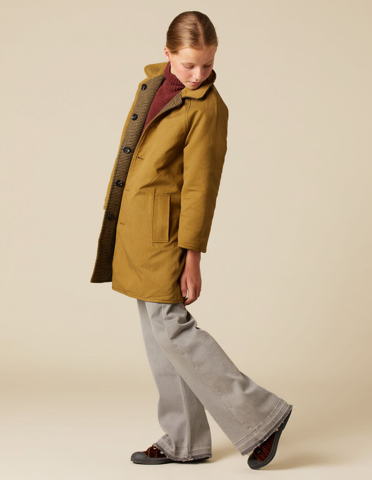 REVERSIBLE TRENCH COAT